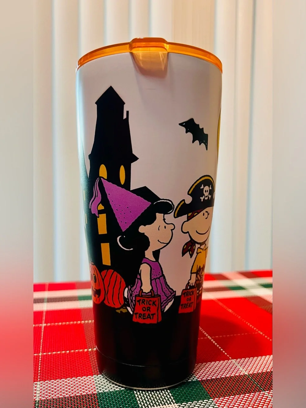 Peanuts - Snoopy and Friends Halloween stainless steel tumbler